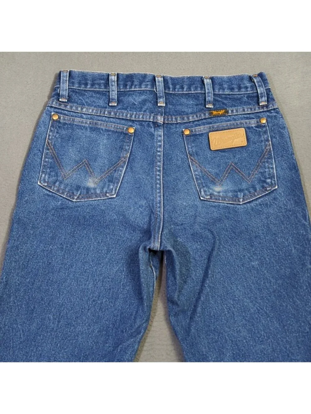 Wrangler Jeans Men's 32x32 Fits 30x30 Blue 936DEN Cowboy Cut Slim Fit Western